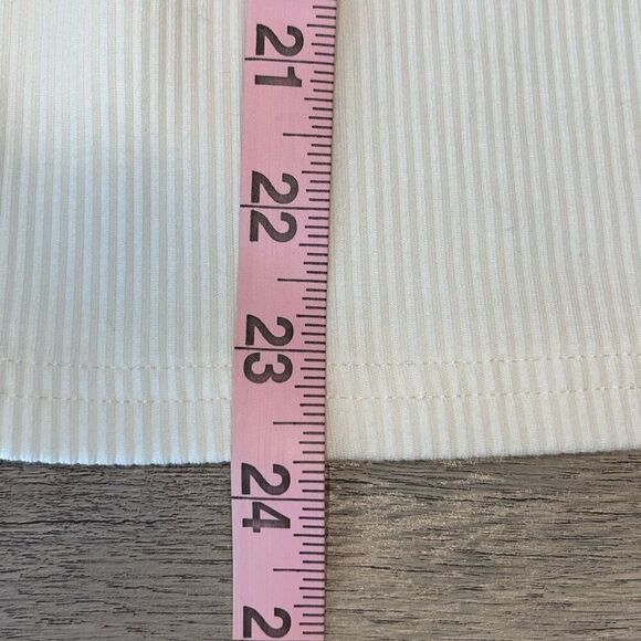 J.Crew‎ Womens Ribbed Ruffled Neck One Shoulder Top Blouse Cream Size Medium NWT - Picture 9 of 9